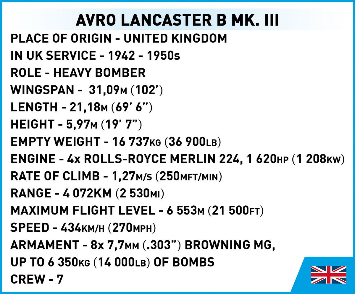 Cobi Avro Lancaster B. III - KhalilMania