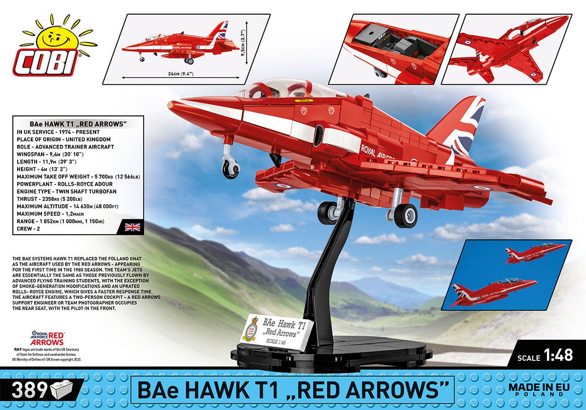 COBI® - BAe Hawk T1 (Red Arrows) - KhalilMania