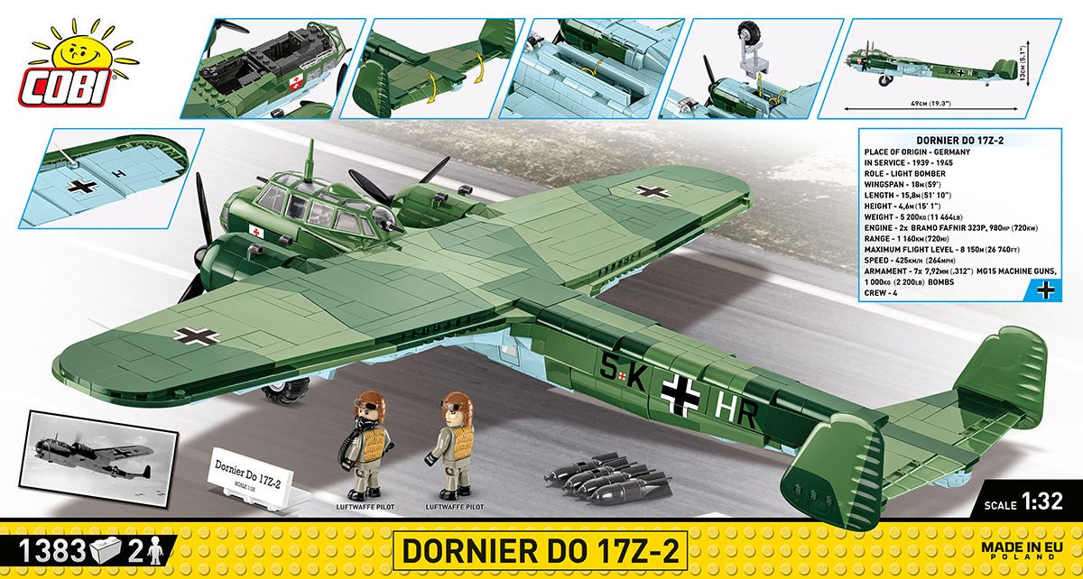 COBI® - Dornier Do 17Z - 2 - KhalilMania