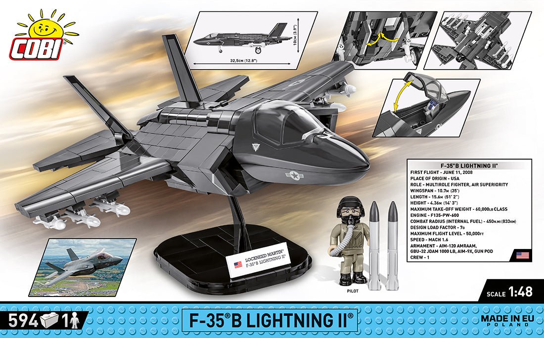 COBI® - F - 35B LIGHTNING II Fighter Jet - KhalilMania