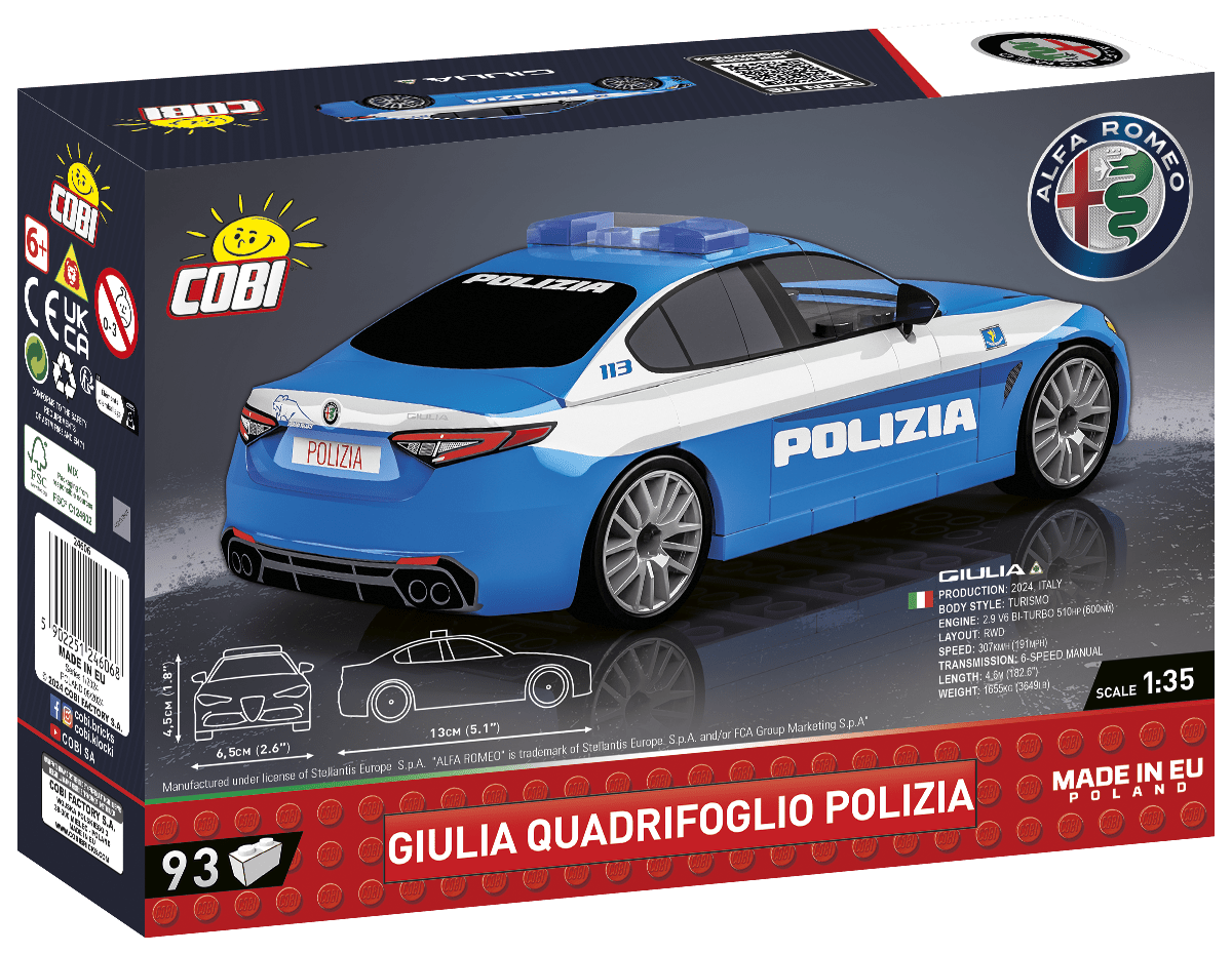 COBI Giulia Quadrifoglio Polizia - KhalilMania