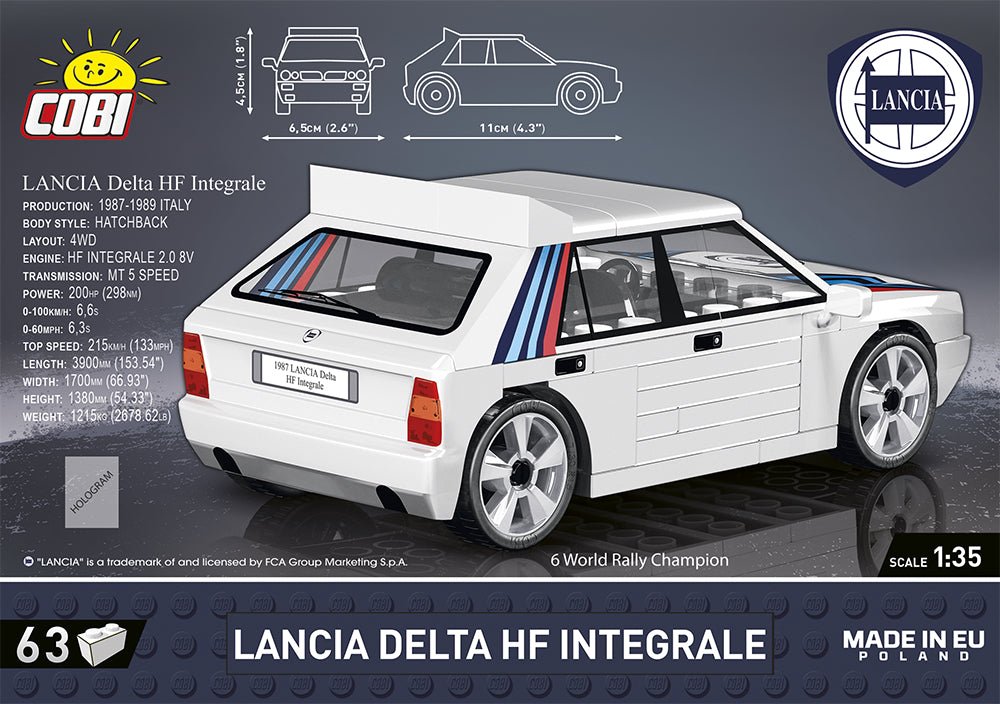 COBI® - Lancia Delta HF Integrale - KhalilMania