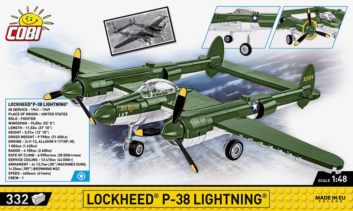 COBI® - Lockheed P - 38 Lightning - KhalilMania