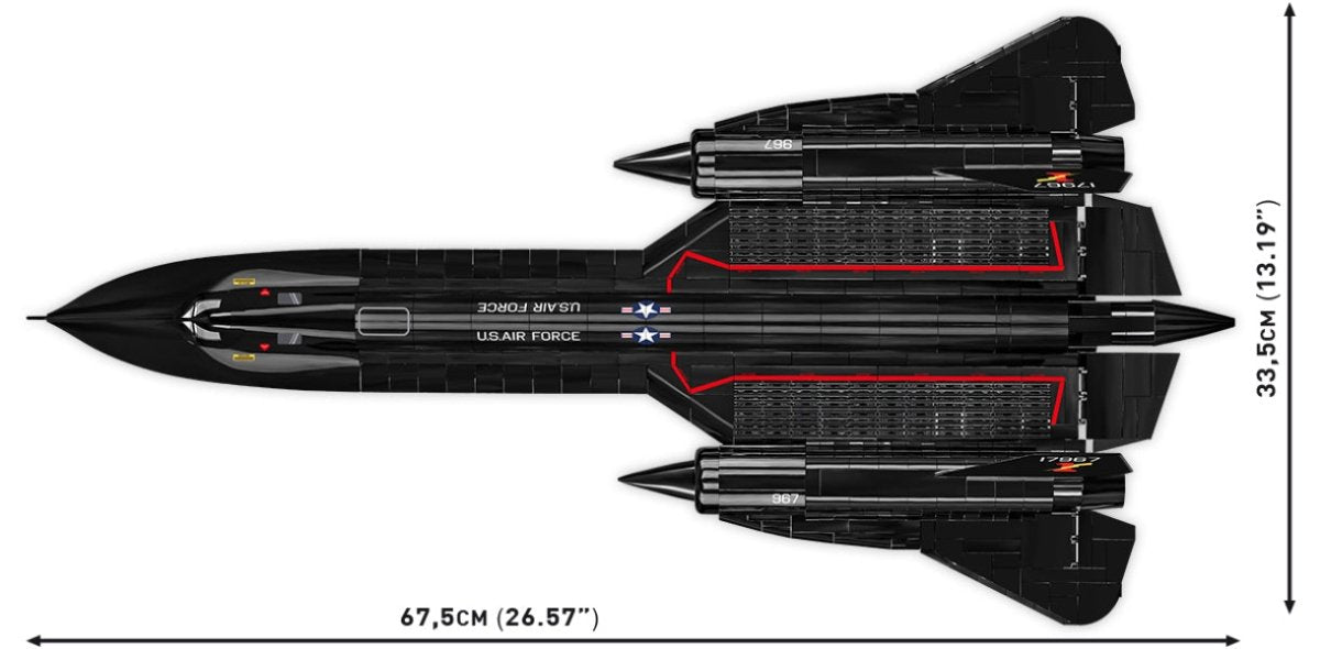 Cobi Lockheed SR - 71 Blackbird - KhalilMania