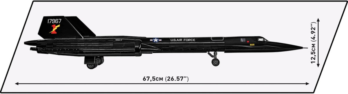 Cobi Lockheed SR - 71 Blackbird - KhalilMania