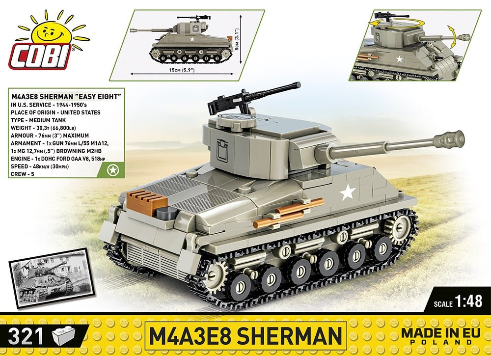 COBI® - M4A3E8 Sherman - KhalilMania