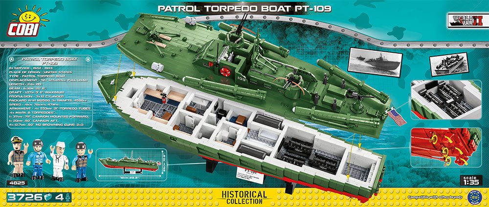COBI® - Patrol Torpedo Boat PT - 1 - KhalilMania