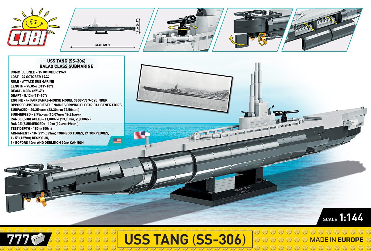 COBI® - USS Tang SS - 306 - KhalilMania