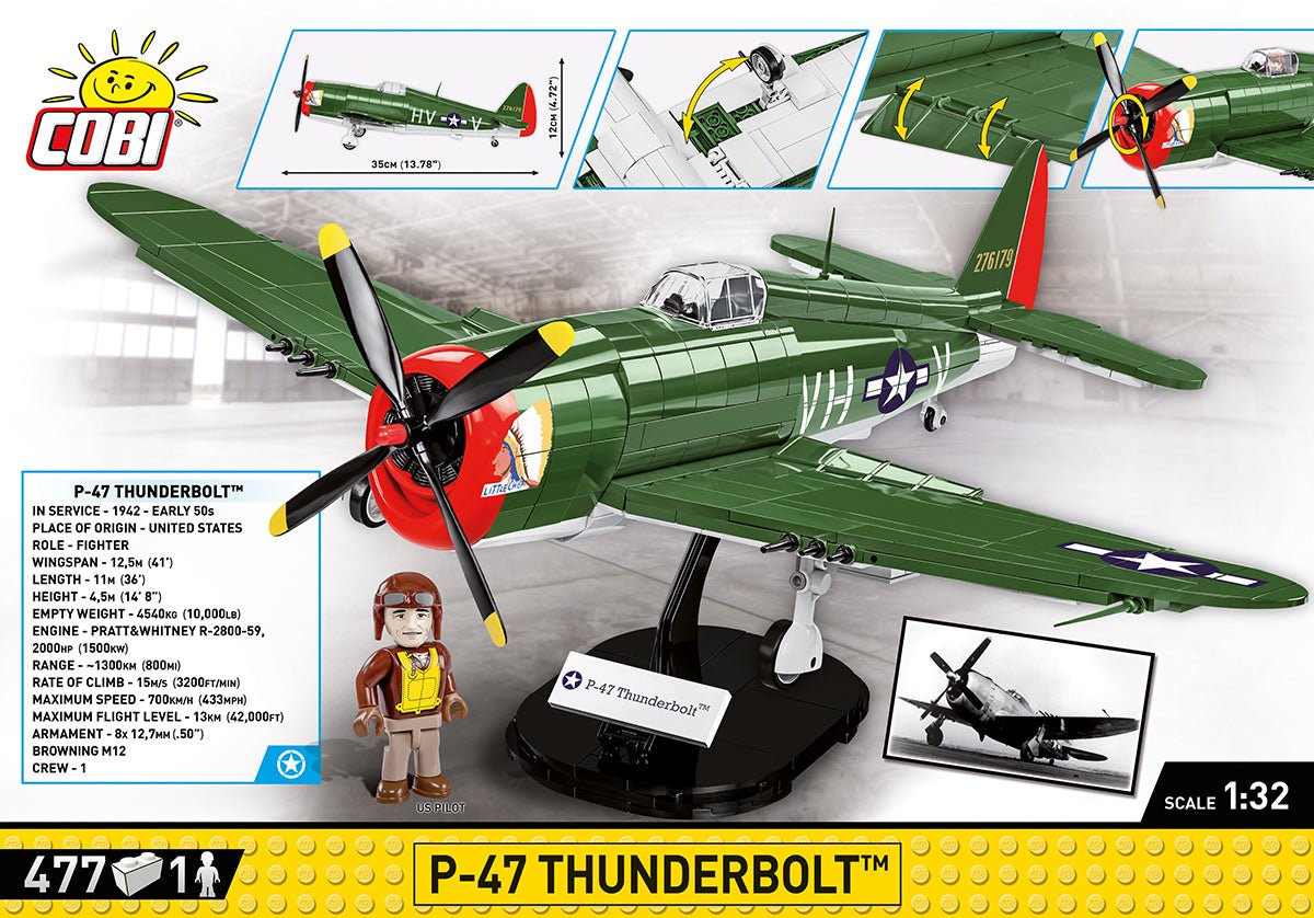COBI® - WWI P - 47 THUNDERBOLT - KhalilMania
