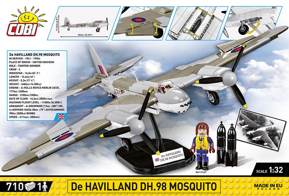 COBI® - WWII De Havilland DH - 98 Mosquito - KhalilMania