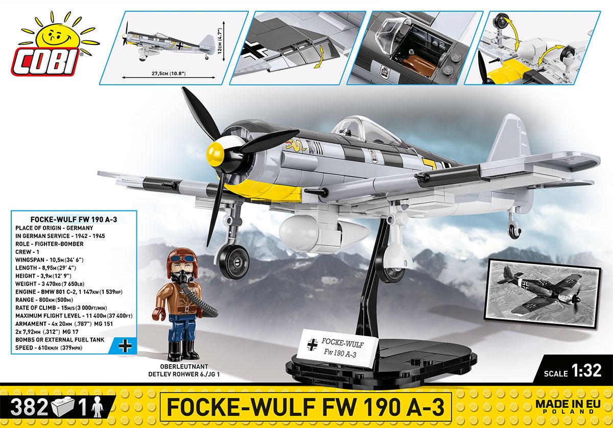 COBI® - WWII FOCKE - WULF FW 190 A3 - KhalilMania