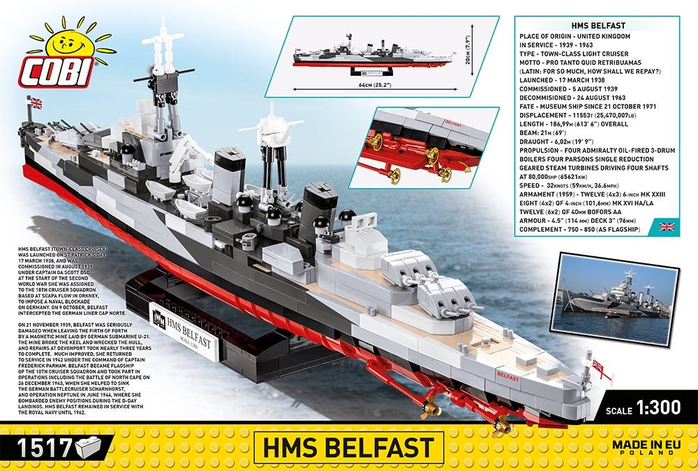 COBI® - WWII HMS Belfast - KhalilMania