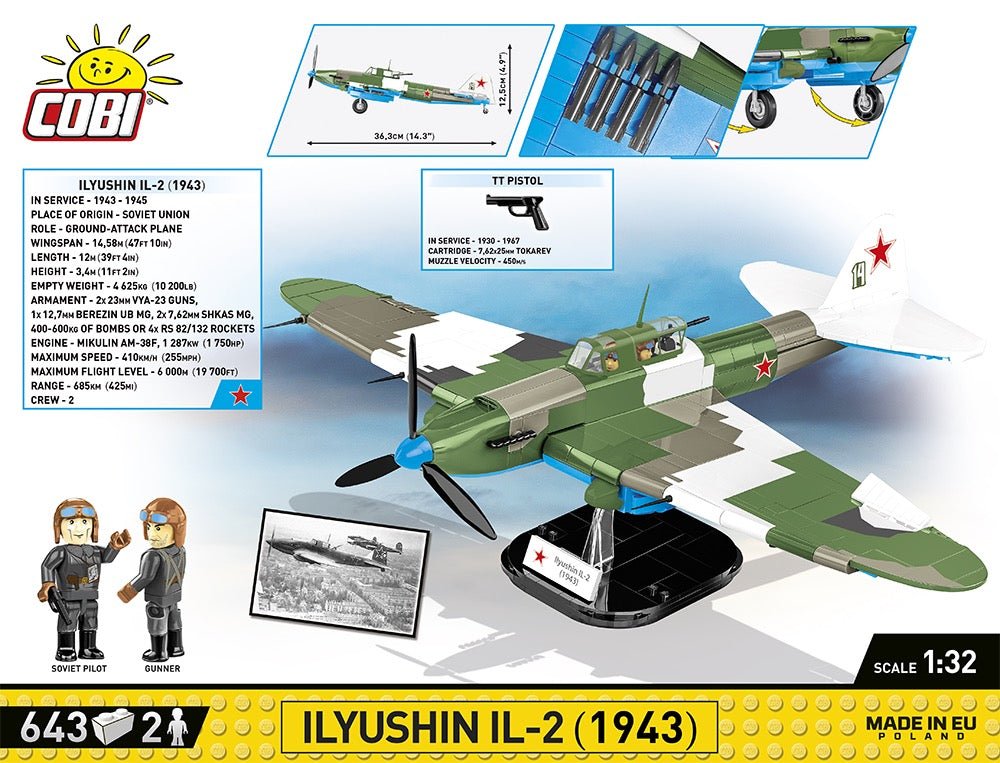 COBI® - WWII ILYUSHIN II 02 SHTURMOVIK - KhalilMania