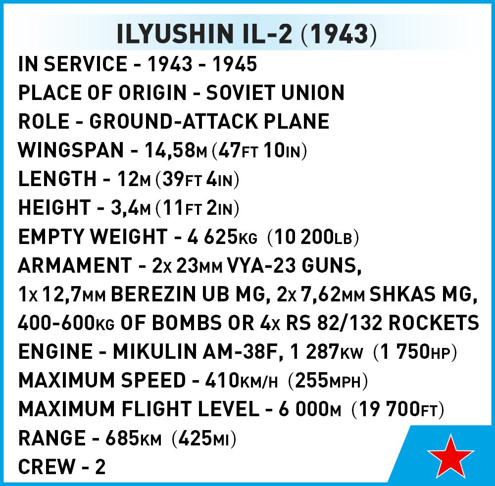 COBI WWII ILYUSHIN II 02 SHTURMOVIK - KhalilMania