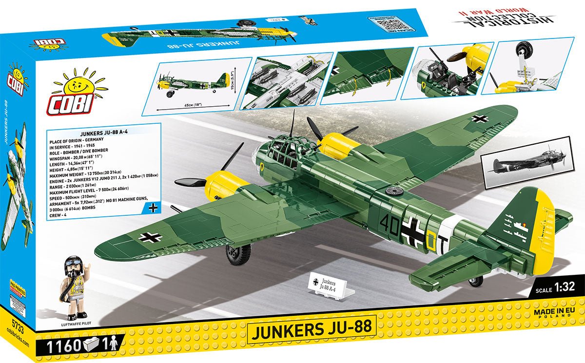 COBI WWII JUNKERS JU - 88 - KhalilMania