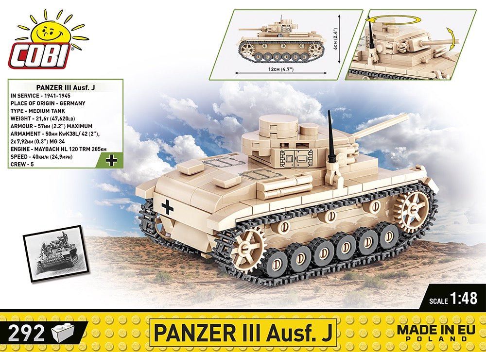COBI® - WWII Panzer III Ausf.J - KhalilMania