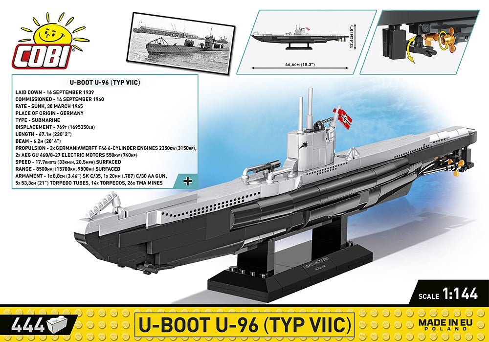 COBI® - WWII U - Boot U - 96 - KhalilMania