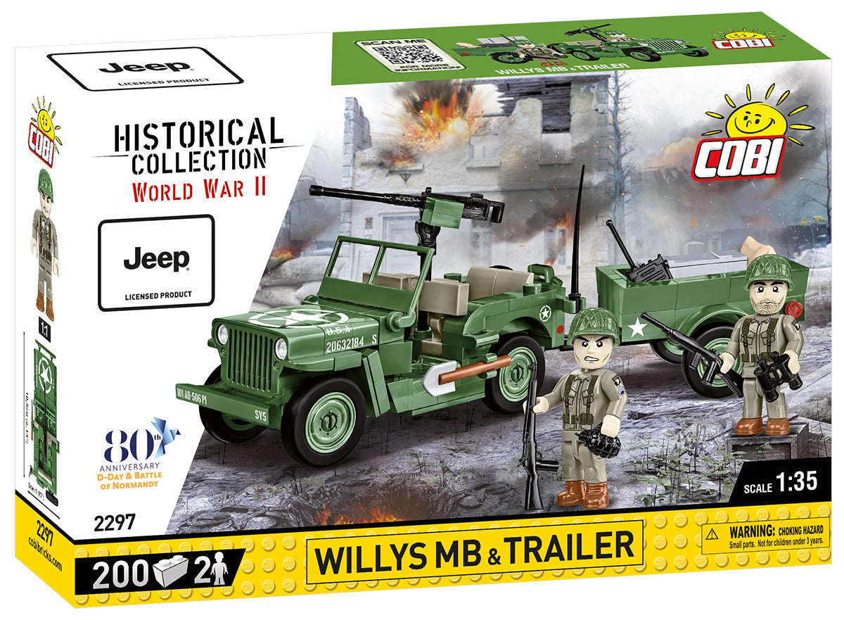 COBI Willys Jeep MB & Trailer