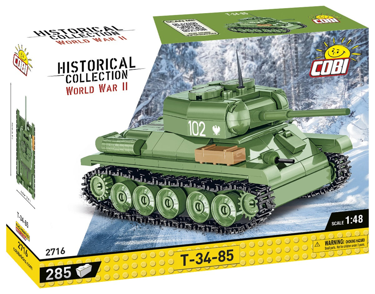 COBI T-34-85 Tank (1:48 Scale)