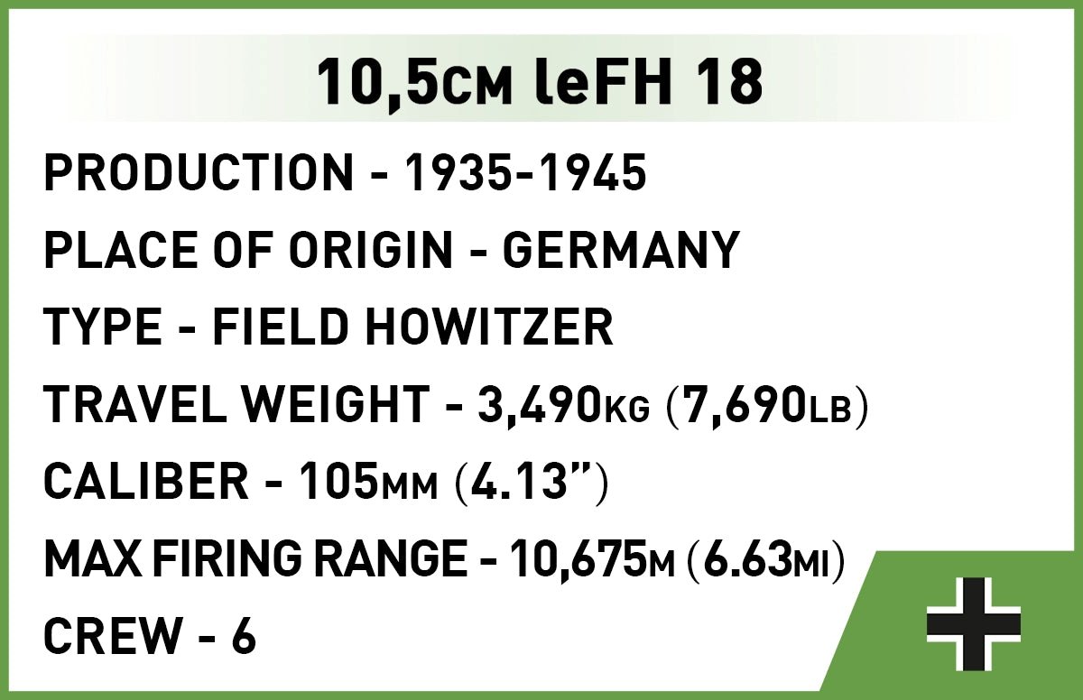 Cobi 10,5 cm leFH 18 - KhalilMania
