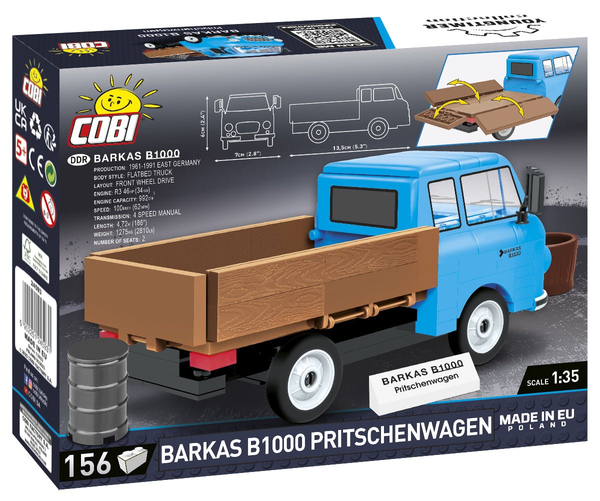 COBI Barkas B1000 Pritschenwagen - KhalilMania