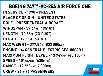 COBI Boeing 747 Air Force One - KhalilMania