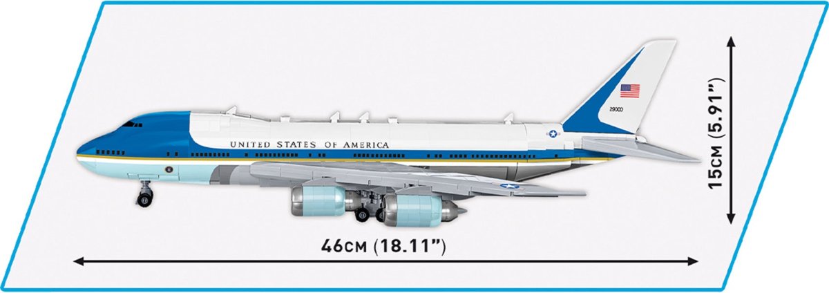 COBI Boeing 747 Air Force One - KhalilMania