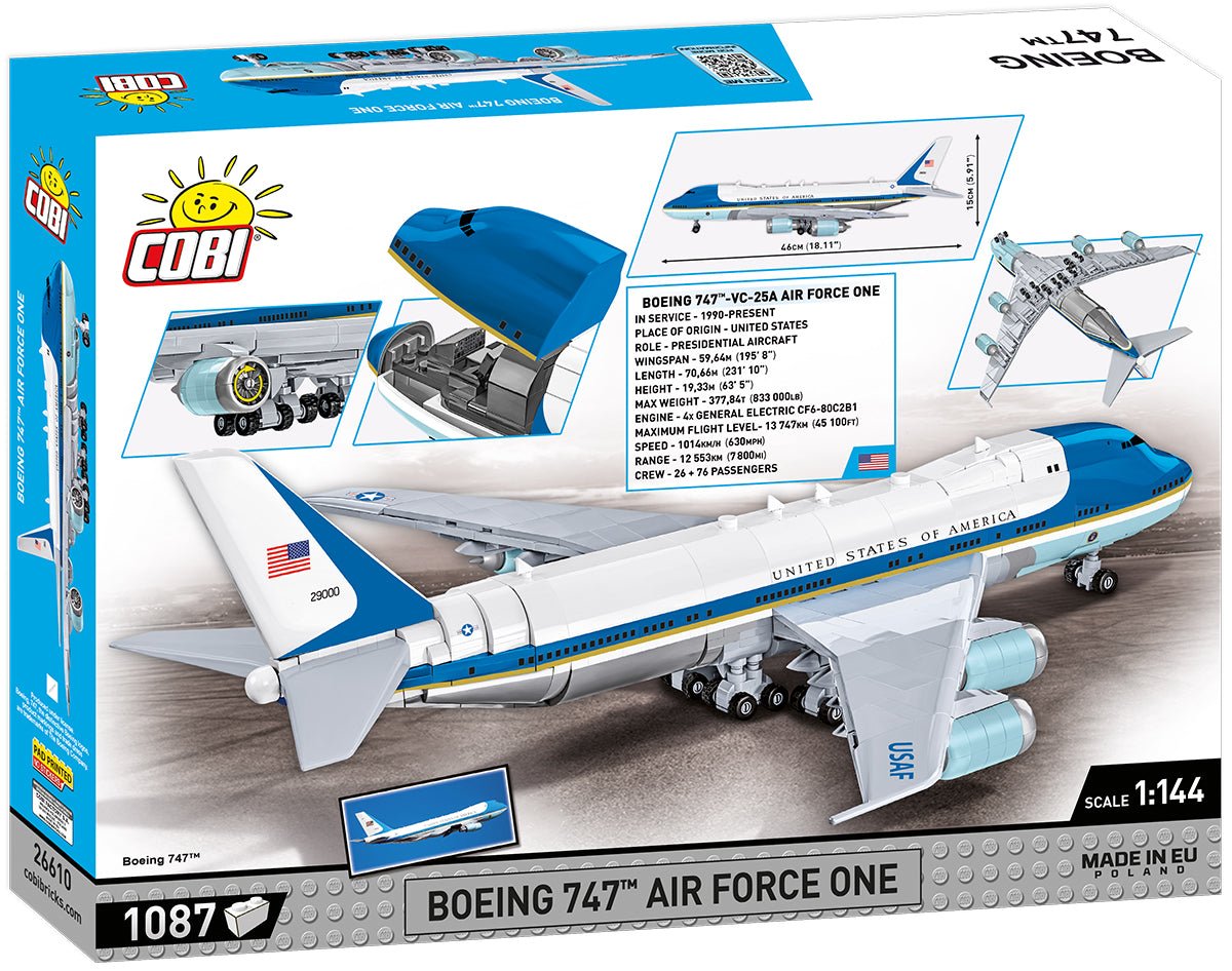 COBI Boeing 747 Air Force One - KhalilMania