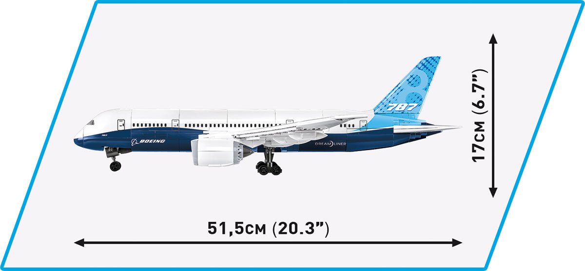 COBI Boeing 787 - 8 Dreamliner - KhalilMania