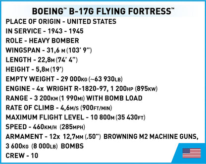 COBI Boeing B - 17G Flying Fortress - KhalilMania