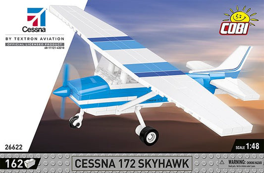 COBI® - Cessna 172 Skyhawk - White - Blue - KhalilMania