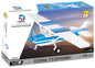 COBI Cessna 172 Skyhawk - White - Blue - KhalilMania