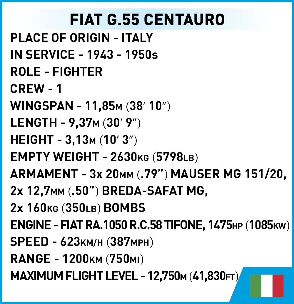 Cobi Fiat G.55 Centauro - KhalilMania