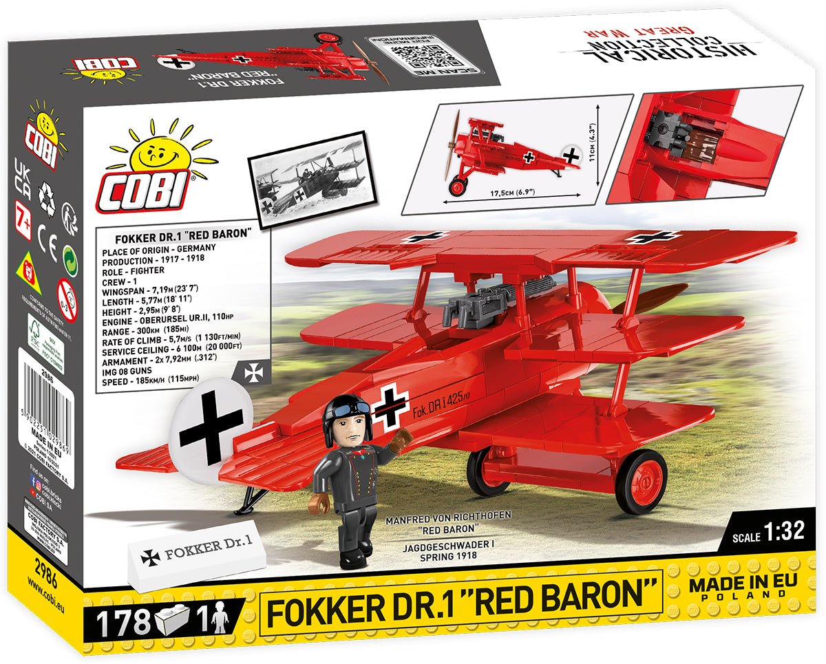 COBI Fokker Dr.1 Red Baron - KhalilMania