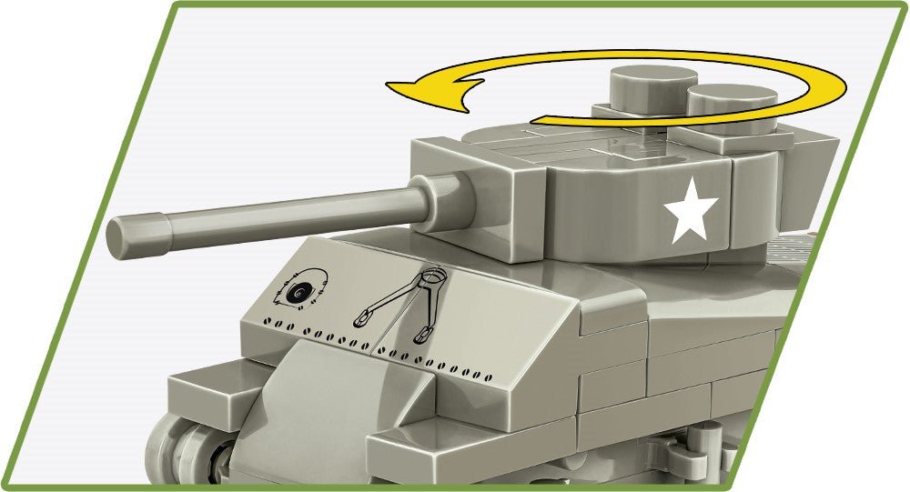 COBI M4A3 Sherman (1:72 Scale) - KhalilMania