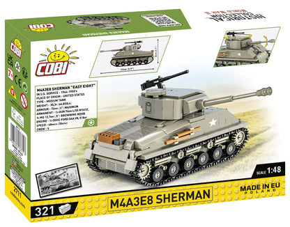 COBI M4A3E8 Sherman 340 Piece - KhalilMania