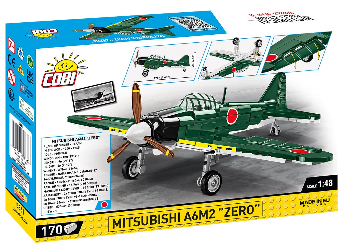 COBI Mitsubishi A6M2 ZERO (Scale 1:48) - KhalilMania