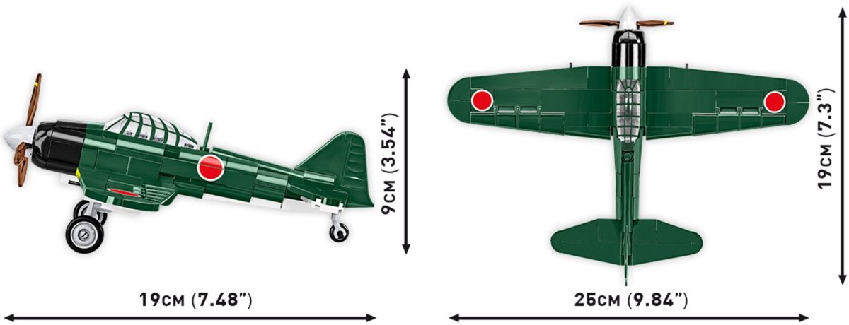 COBI Mitsubishi A6M2 ZERO (Scale 1:48) - KhalilMania