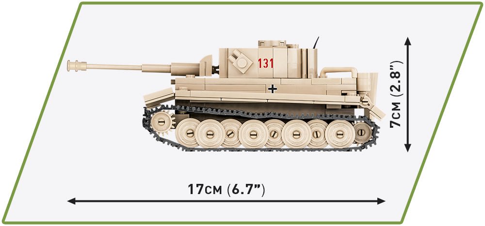 COBI Panzer VI Tiger 131 340 Piece - KhalilMania