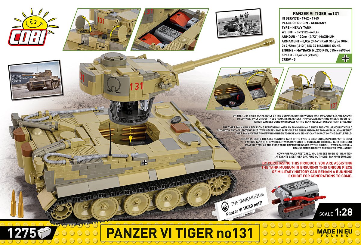 COBI® - Panzer VI Tiger no131 - KhalilMania