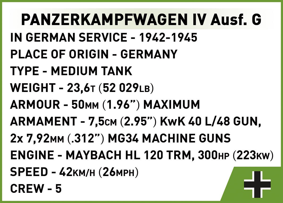 Cobi Panzerkampfwagen IV Ausf.G - KhalilMania