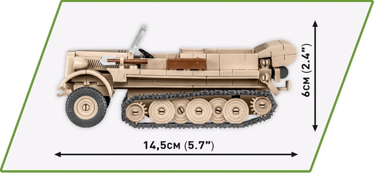 COBI Sd.Kfz 10 Demag D7 Halftrack - KhalilMania