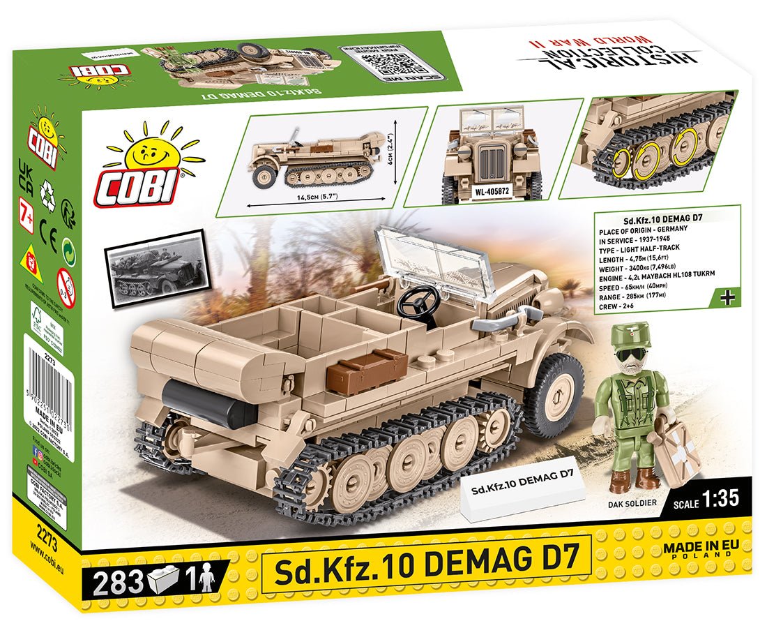 COBI Sd.Kfz 10 Demag D7 Halftrack - KhalilMania