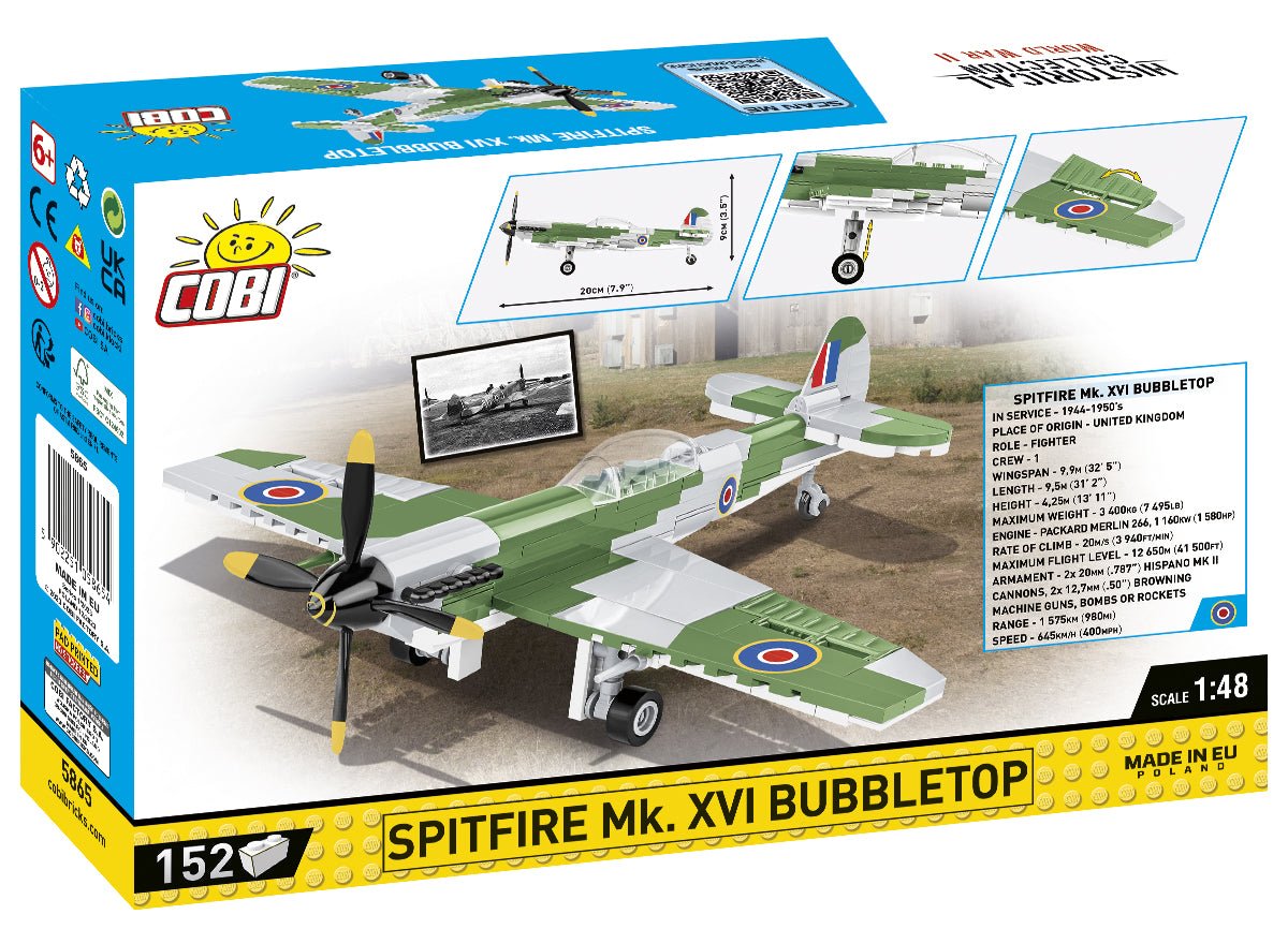 COBI Spitfire Mk. XVI Bubbletop - KhalilMania