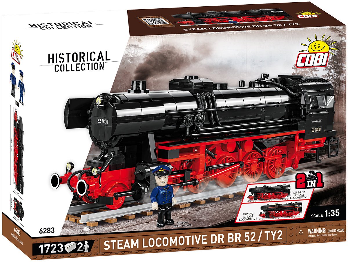 COBI Steam Locomotive Drb Class 52 1630 - KhalilMania