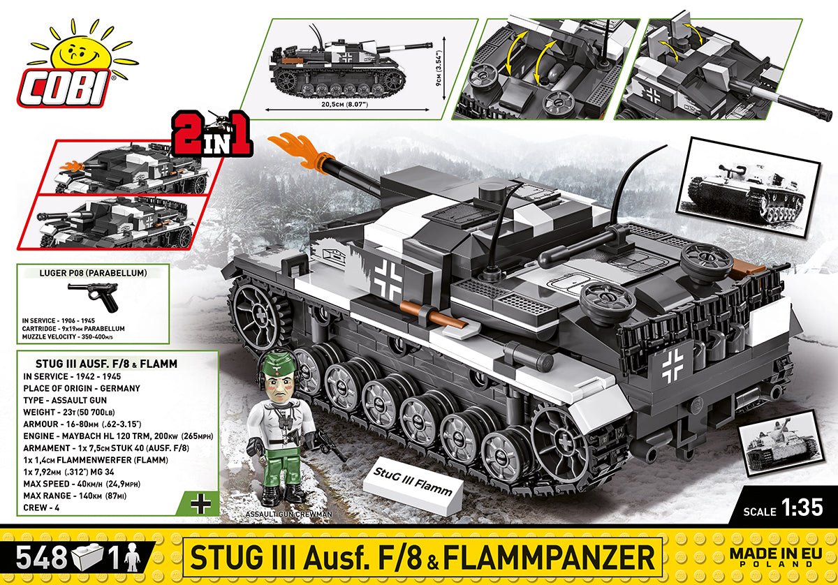 COBI® - StuG III Ausf.F/8 & Flammpanzer - KhalilMania