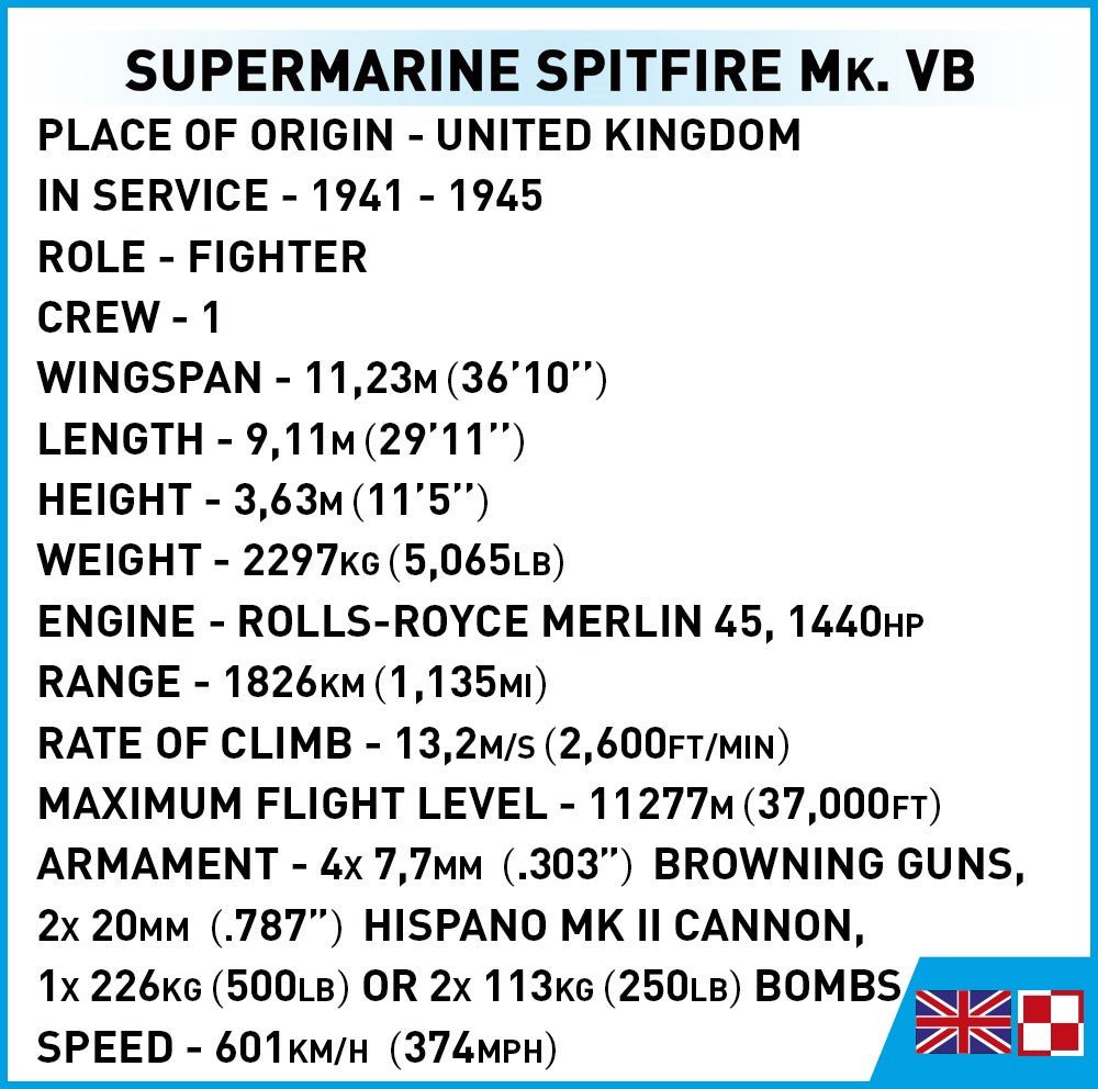 COBI Supermarine Spitfire Mk.VB - KhalilMania