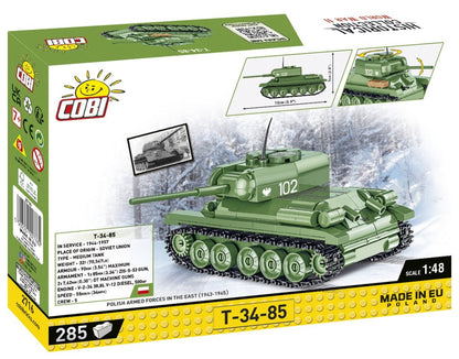 COBI T - 34 - 85 Tank (1:48 Scale) - KhalilMania