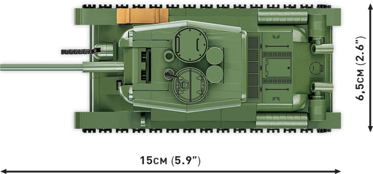 COBI T - 34 - 85 Tank (1:48 Scale) - KhalilMania