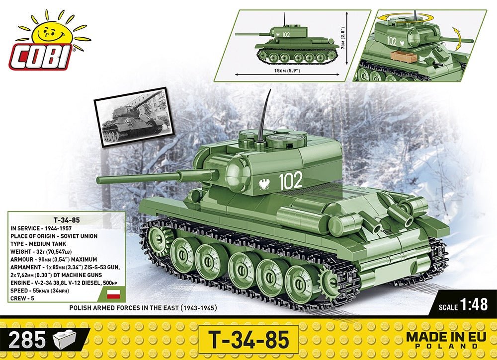 COBI® - T - 34 - 85 Tank - KhalilMania